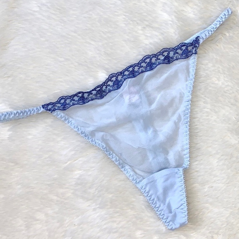 Vintage Victoria’s Secret 100% Silk Thong Panty